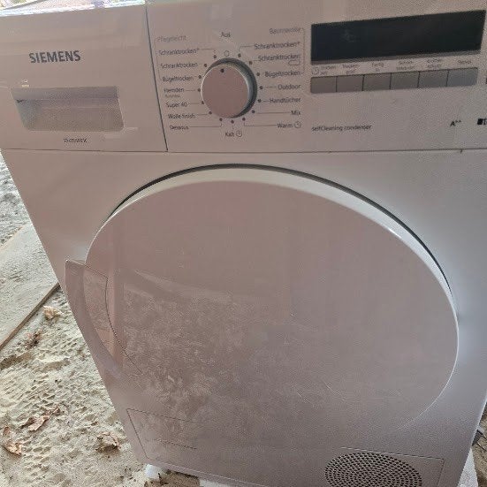 Siemens WT43W260 iQ300 Warmtepompdroger 7 kg, Witgoed en Apparatuur, Ophalen, 6 tot 8 kg, Gebruikt, Voorlader