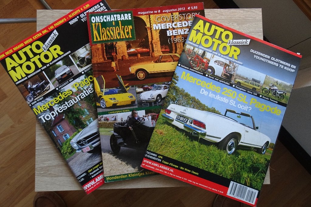 3 x Mercedes SL 1963-1971, Boeken, Ophalen of Verzenden, Gelezen, Mercedes
