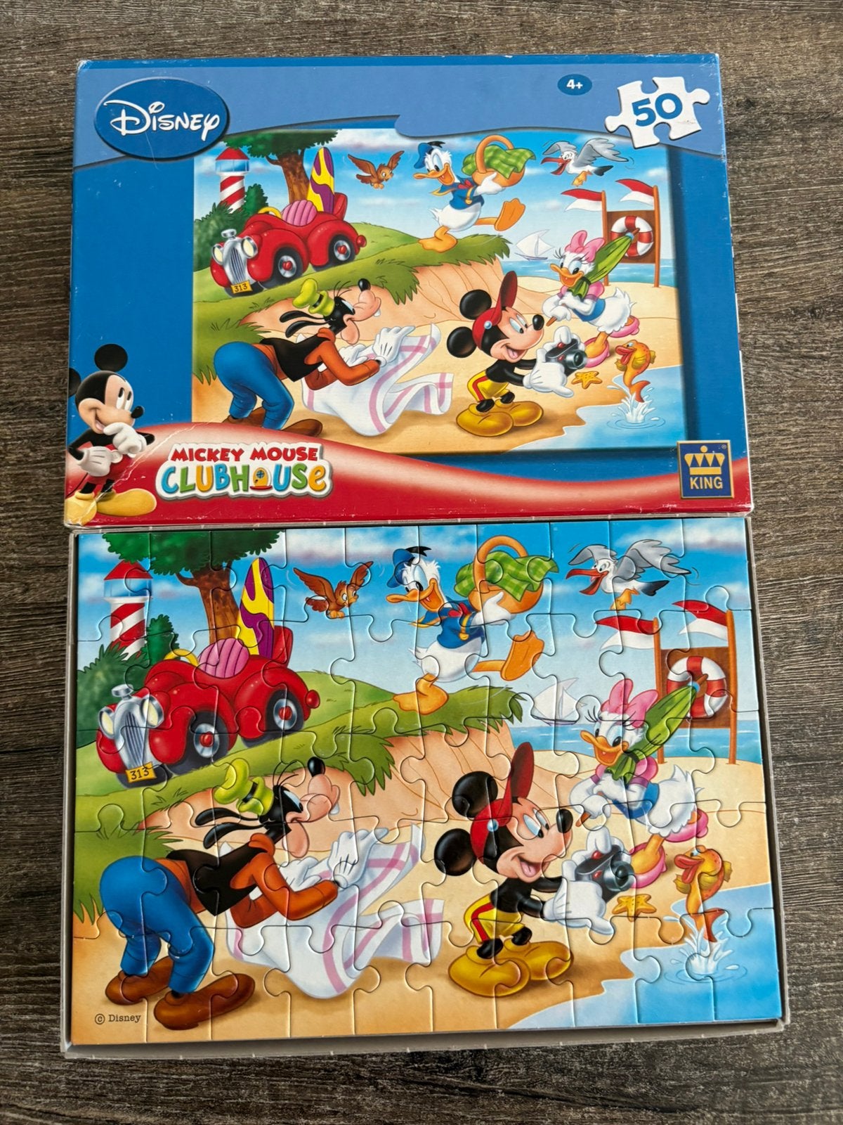 Mickey mouse clubhouse puzzel 50 stukjes, Kinderen en Baby's, Speelgoed | Kinderpuzzels, Ophalen of Verzenden, 10 tot 50 stukjes