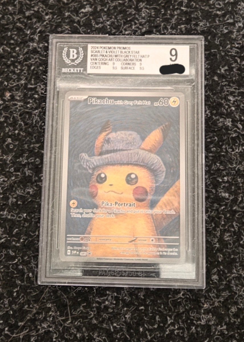 Pikachu with grey felt hat SVP Promo #85