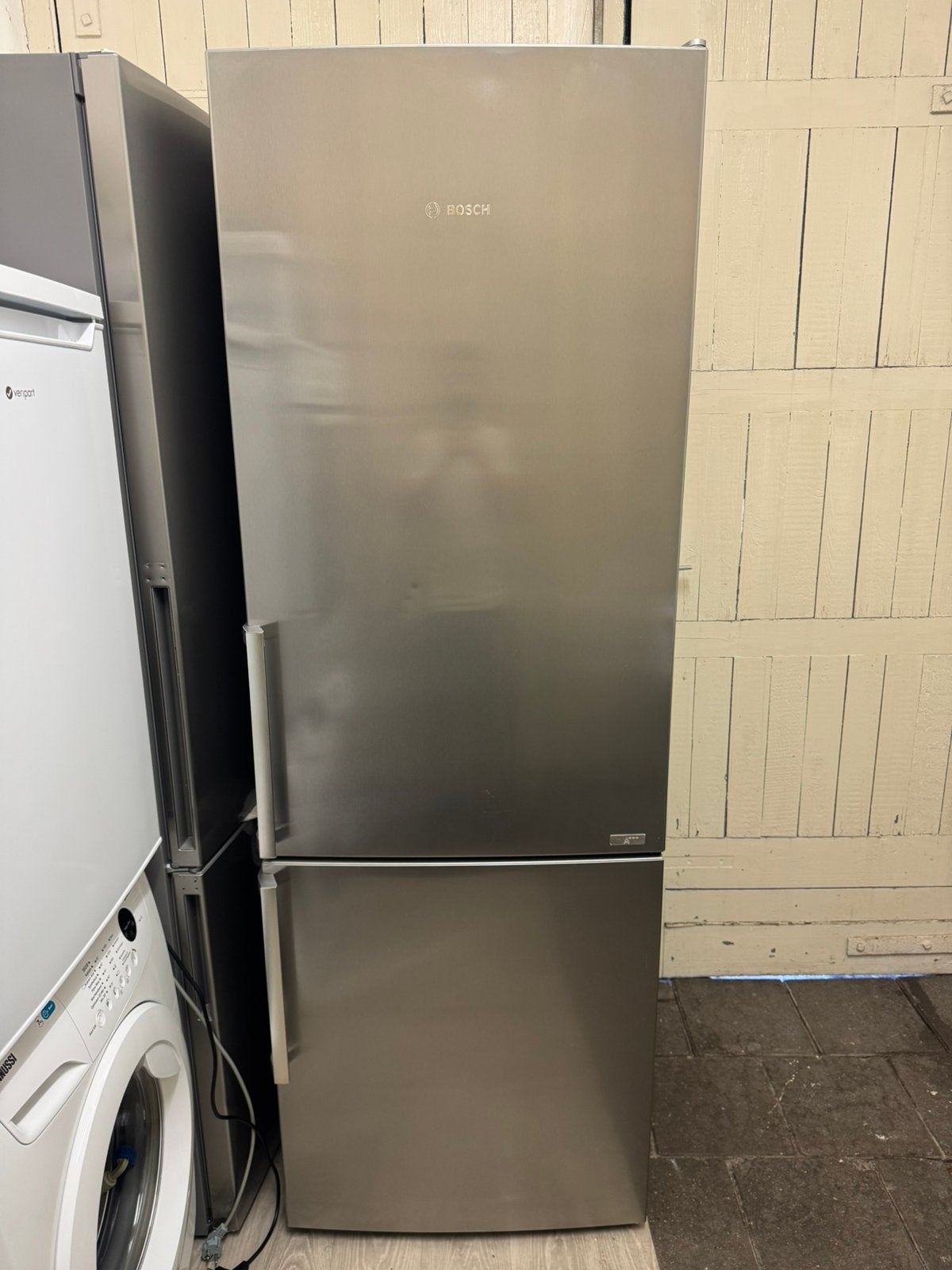 Bosch XXL Koelvriescombinatie | 70cm Breed | A+++ Label, Witgoed en Apparatuur, Koelkasten en IJskasten, Ophalen, Gebruikt, 200 liter of meer