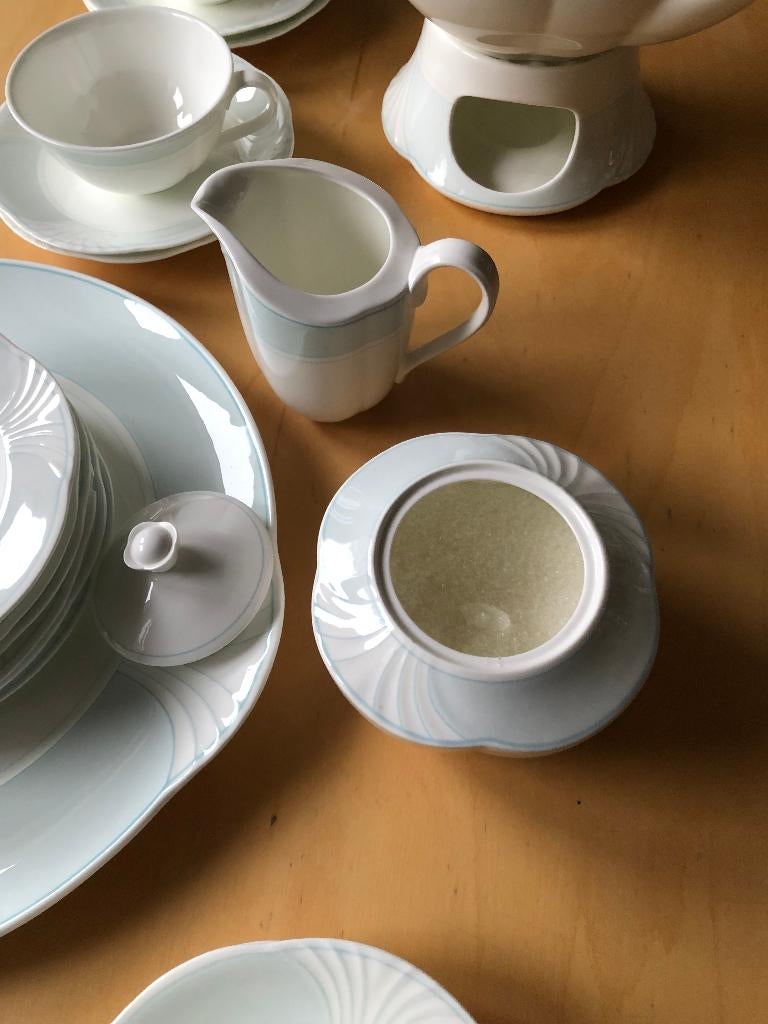 Villeroy & Boch Delta White Bone China, nieuw staat,delen, Ophalen of Verzenden, Zo goed als nieuw, Overige stijlen, Kop(pen) en/of Schotel(s)