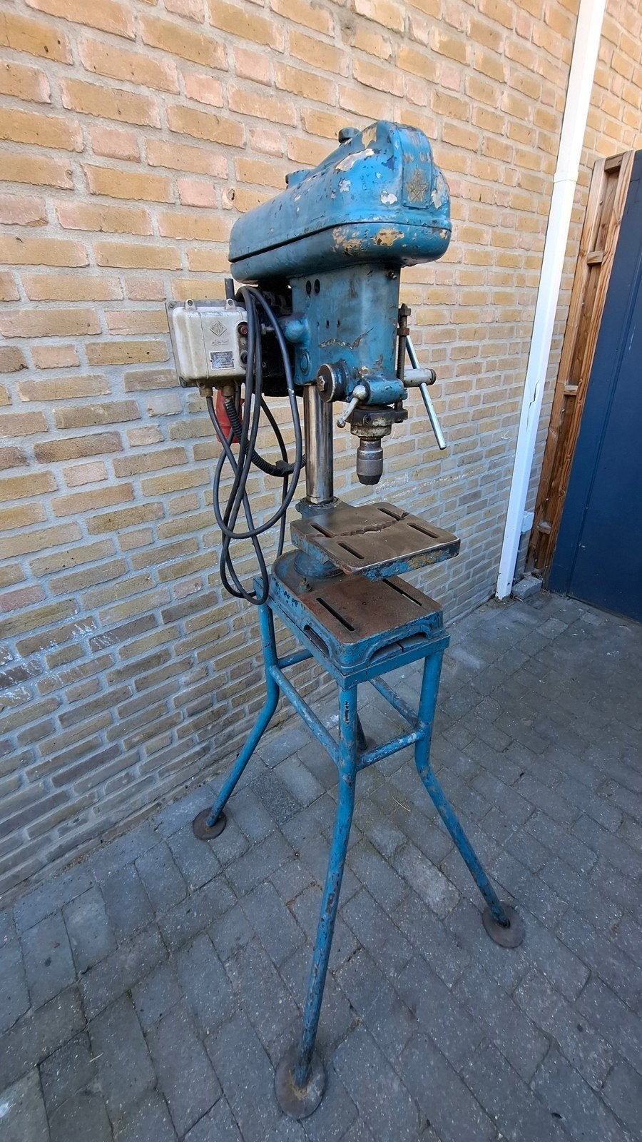 Kolomboormachine Fobco Krachtstroom 400V, Ophalen, Variabele snelheid, Kolomboormachine, Gebruikt