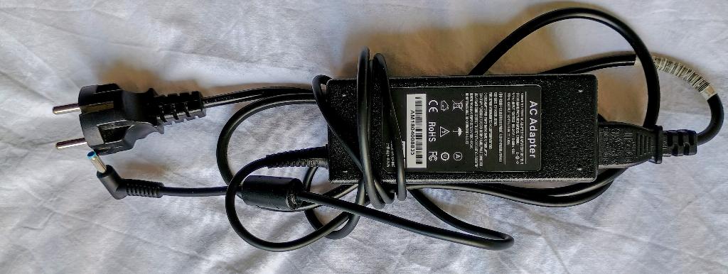 Netadapter oplader en voedingskabel compl voor Laptop, Ophalen of Verzenden, Gebruikt, Dell, HP, Asus, Lenovo