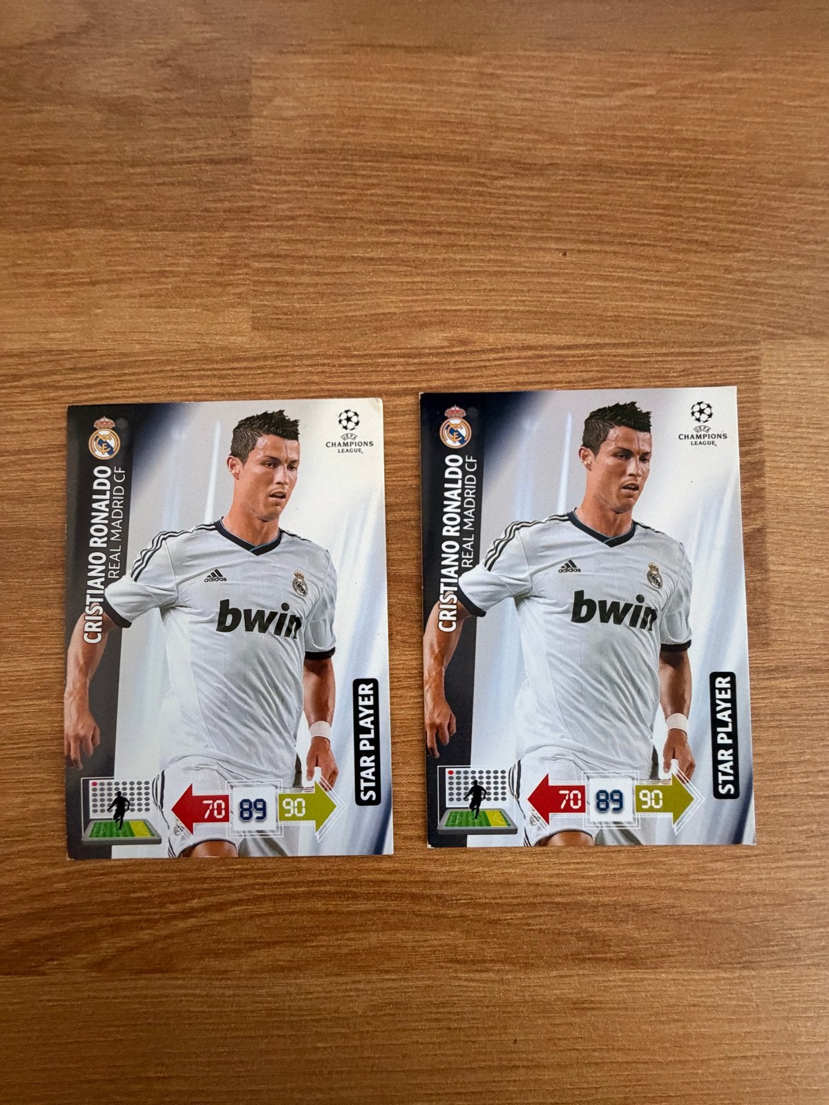 Cristiano Ronaldo #233 Star Player Panini Adrenalyn XL 2012/, Ophalen of Verzenden, Gebruikt, Buitenlandse clubs, Spelerskaart
