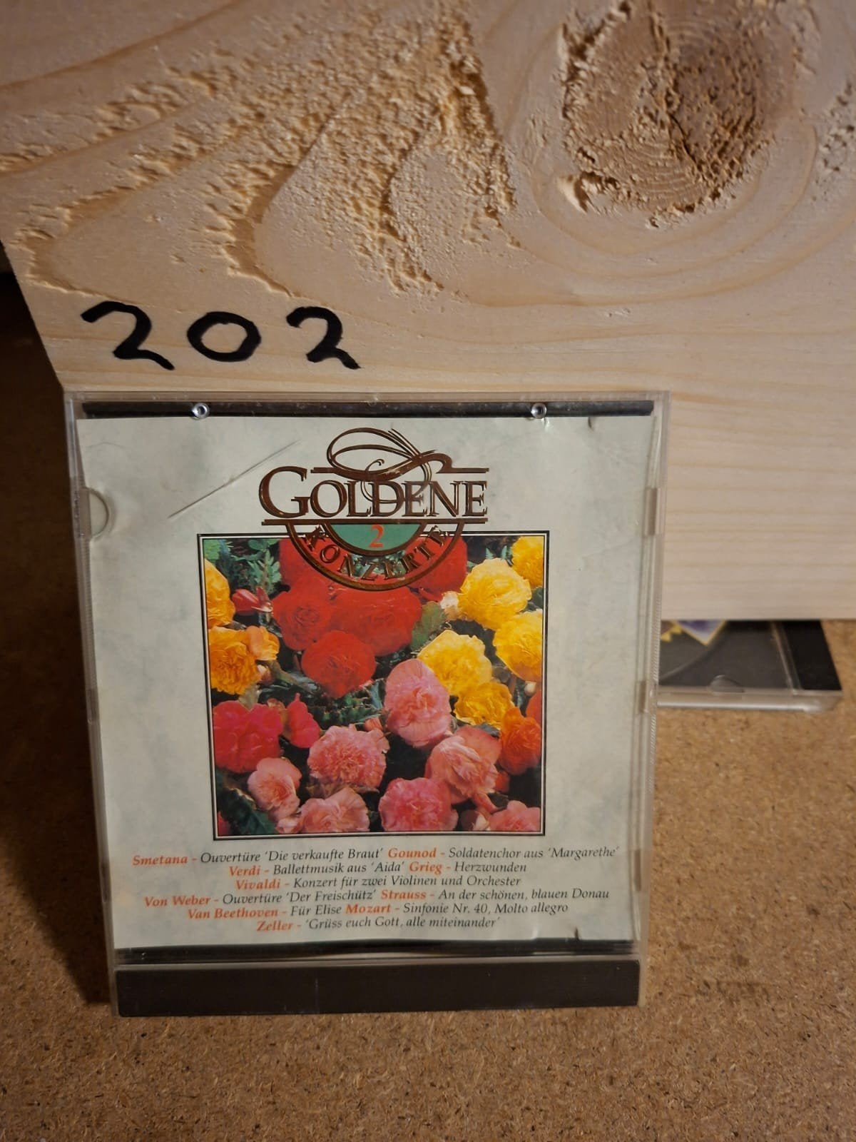 Goldene Klassieke Concerten CD - Diverse Componisten, Cd's en Dvd's, Gebruikt, Overige componisten, Ophalen of Verzenden, Romantiek