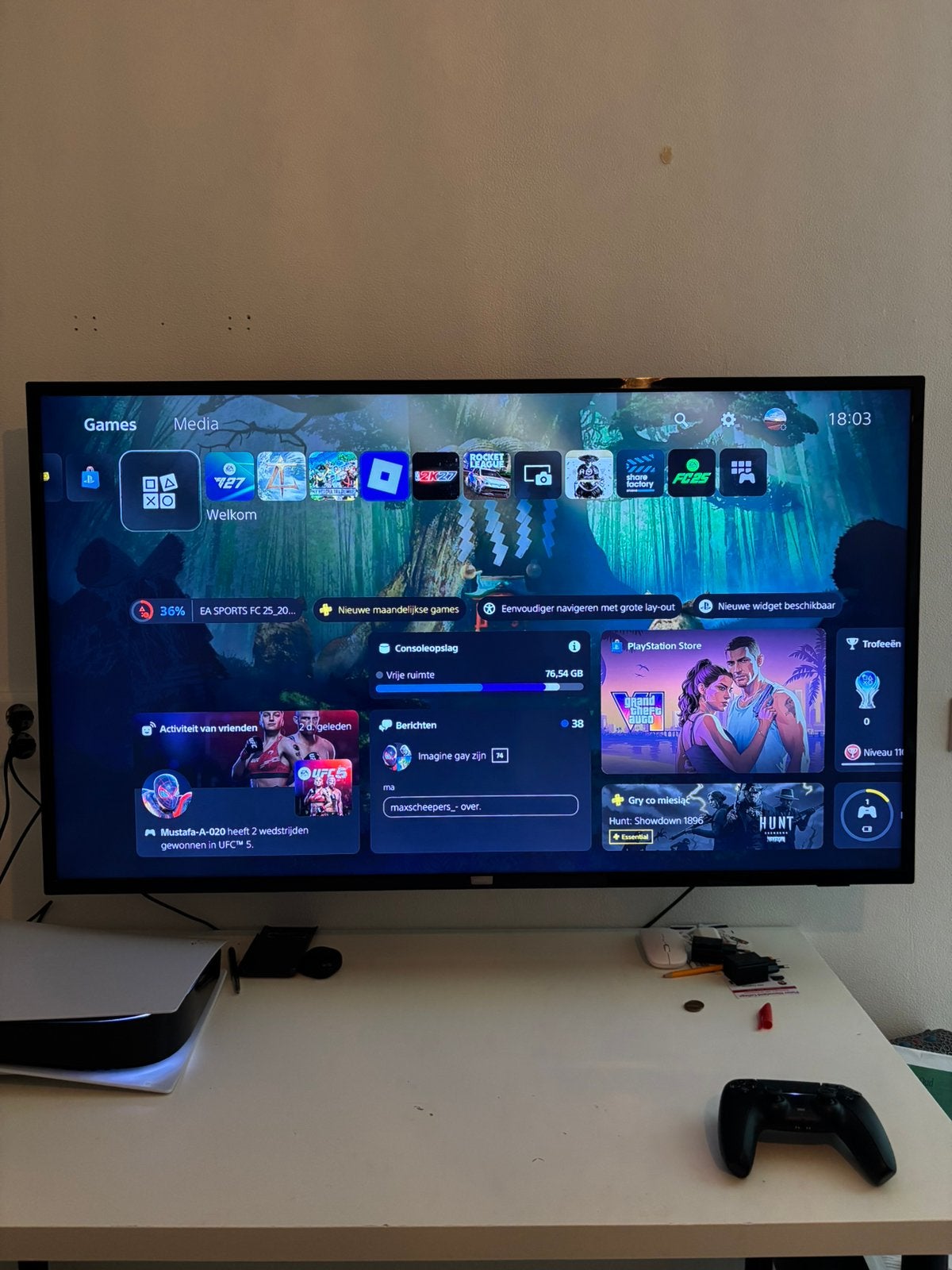 Philips 50 inch 4K Ultra HD Smart TV + Muurbeugel, Philips, 50 Hz, Ophalen of Verzenden, Zo goed als nieuw