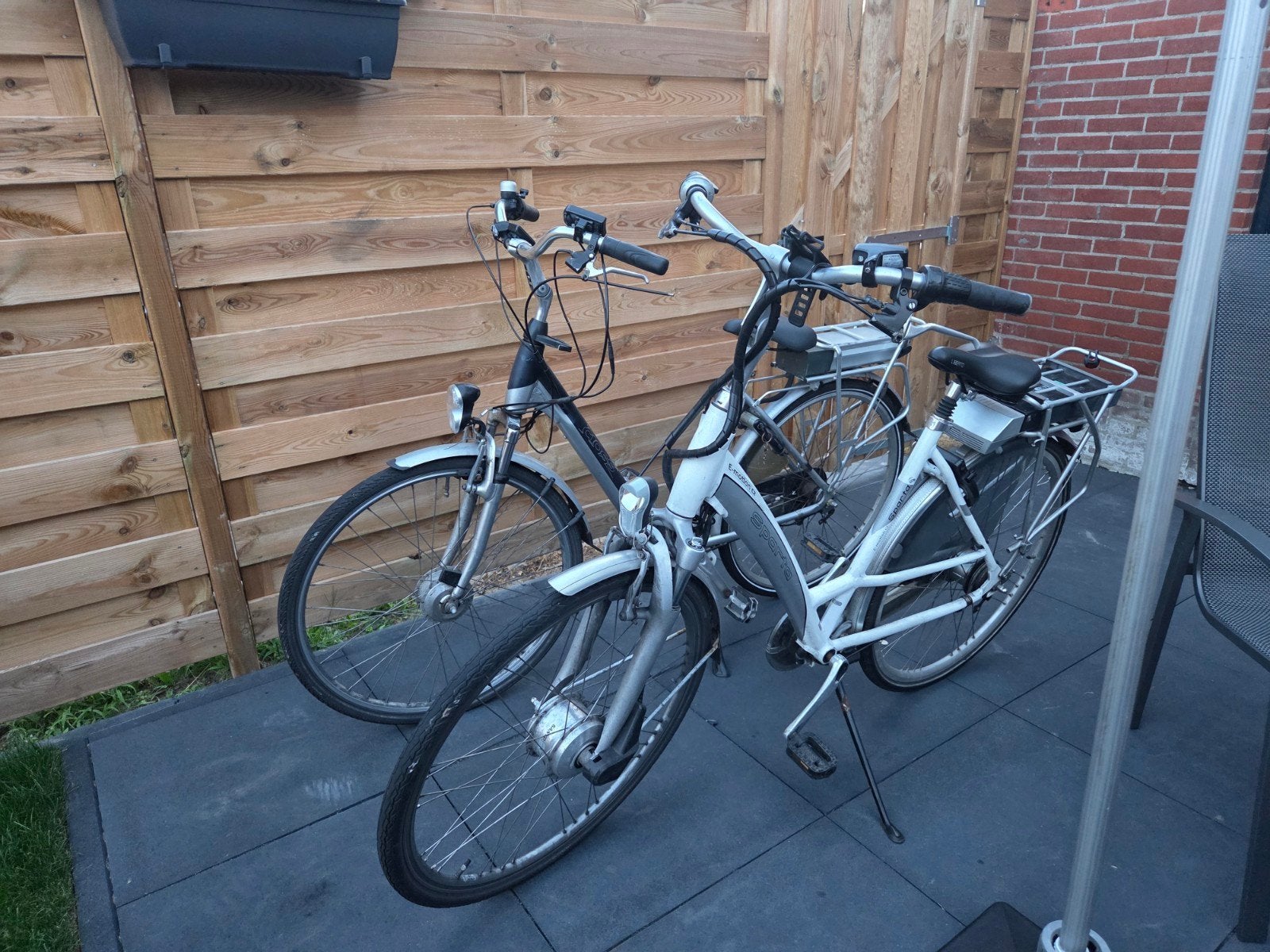 2 Elektrische Damesfietsen – Loop of Sloop – Sparta & E-Tren, Ophalen, Gebruikt, Gazelle