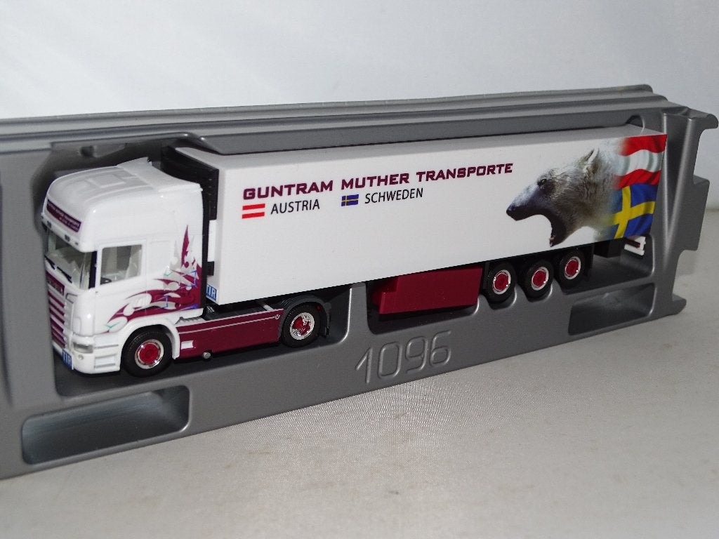 1/87 Herpa Scania  Buntram, Hobby en Vrije tijd, Modelauto's | 1:87, Ophalen of Verzenden, Nieuw, Bus of Vrachtwagen, Herpa