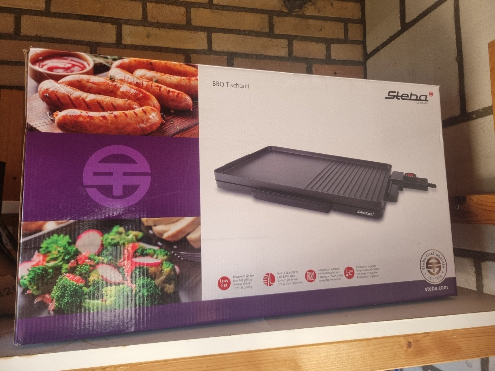 Elektrische grill, Ophalen of Verzenden, Zo goed als nieuw