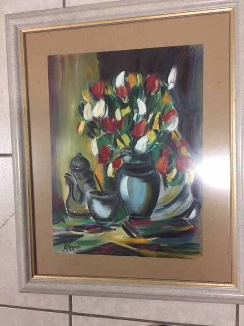 MOOI AQUAREL SCHILDERIJ, Antiek en Kunst, Ophalen of Verzenden