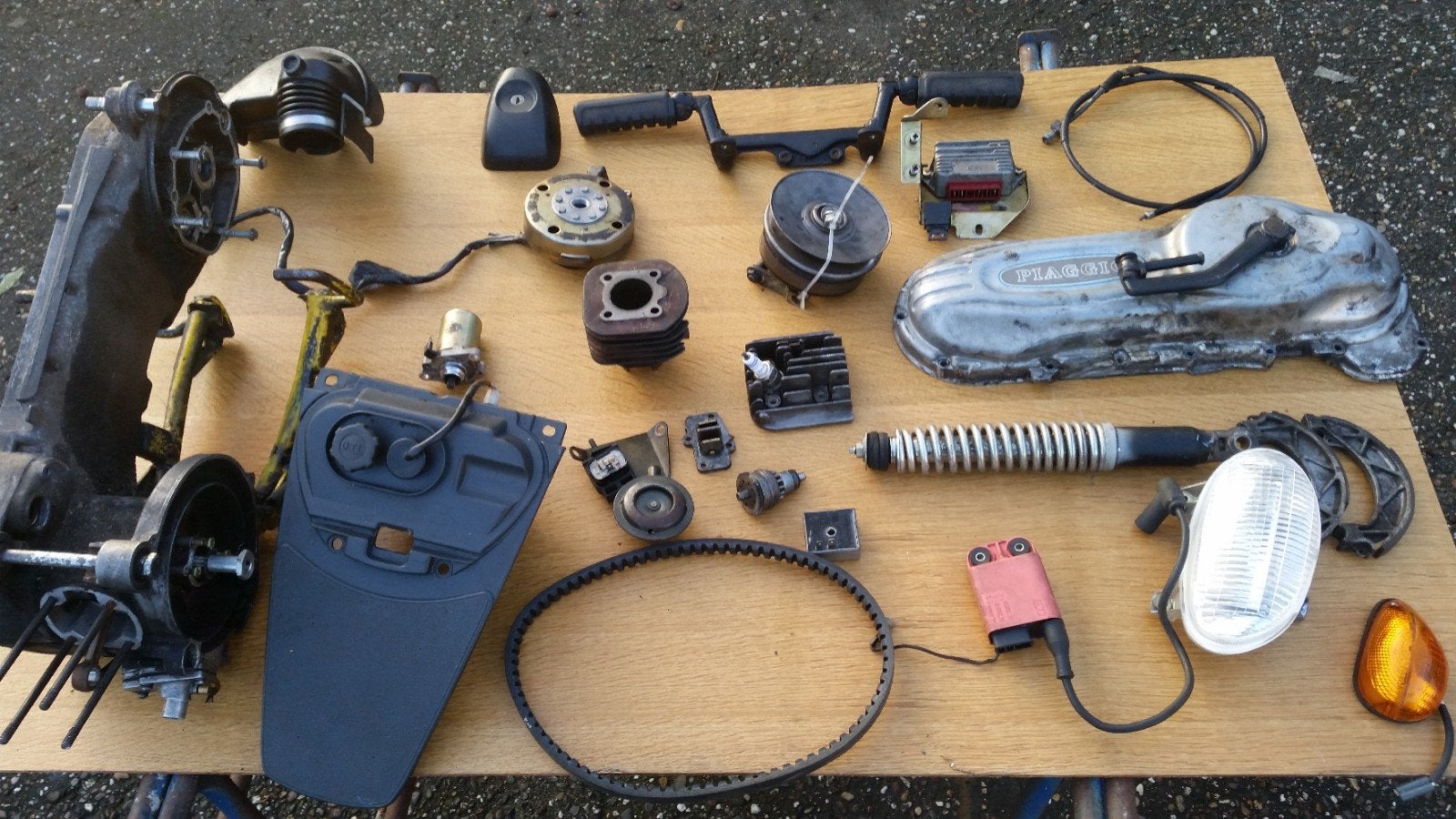te koop piaggio velofax onderdelen, Fietsen en Brommers, Ophalen, Gebruikt, Overige typen, Piaggio
