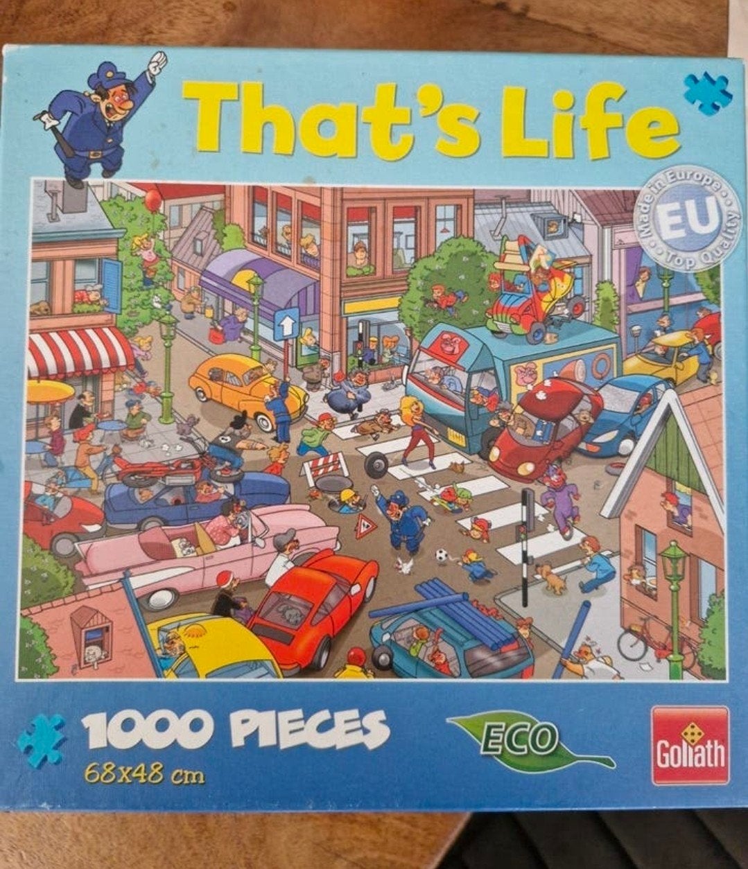 Thats life
1000 stukjes, Hobby en Vrije tijd, Denksport en Puzzels, Ophalen, 500 t/m 1500 stukjes, Zo goed als nieuw