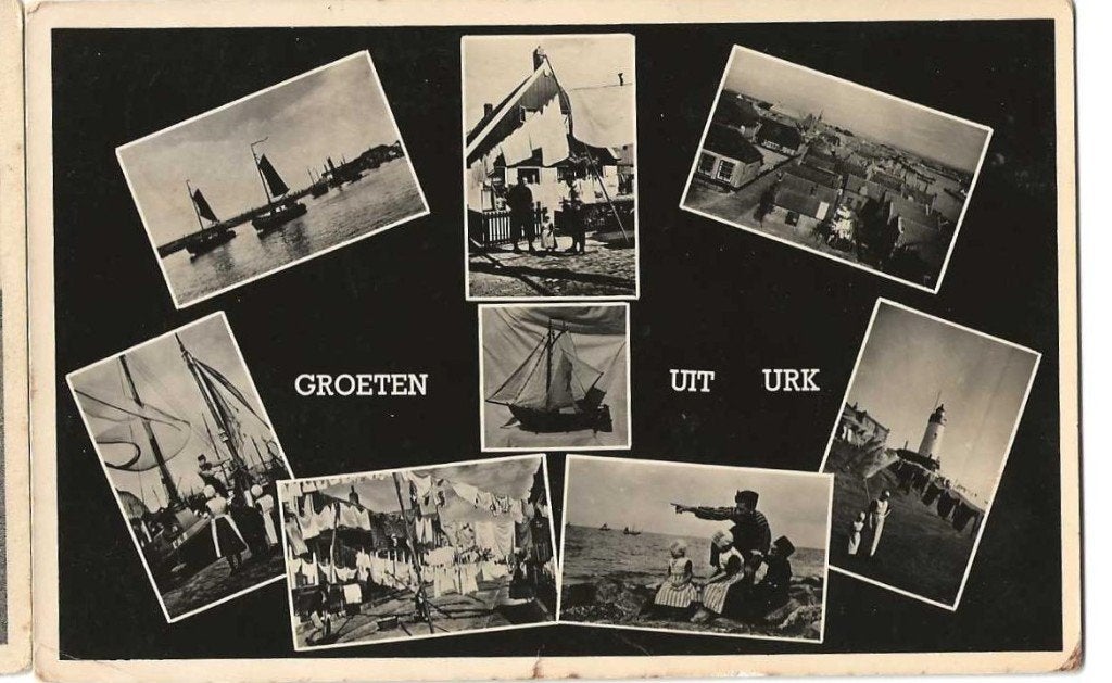 Jt27-8  Urk, Verzenden, 1940 tot 1960, Gelopen, Flevoland