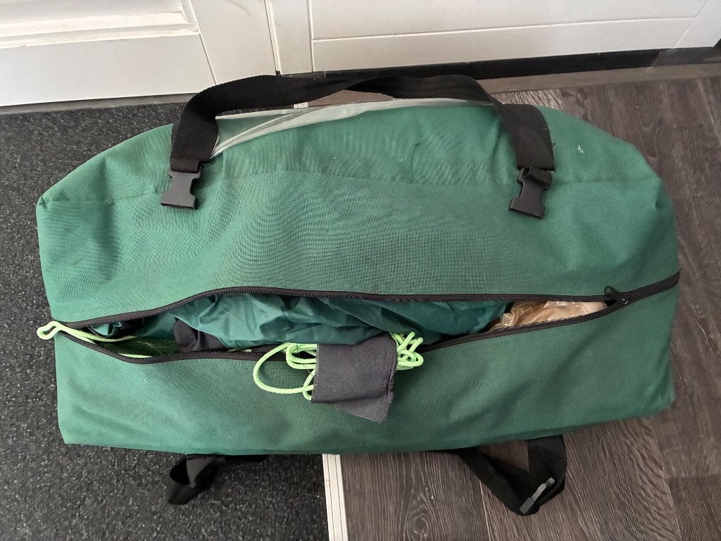 Koepel tent 3 persoons, Caravans en Kamperen, Tenten, Ophalen, Zo goed als nieuw, Tot en met 3