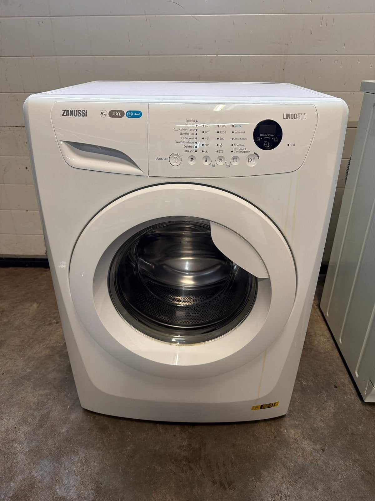 Zanussi Lindo 300 Wasmachine 8kg - Zo goed als nieuw, Witgoed en Apparatuur, Ophalen, 1200 tot 1600 toeren, 8 tot 10 kg, Zo goed als nieuw