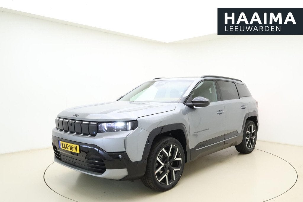 Jeep Compass First Edition 74 kWh | DEMO | Lederen bekleding, Auto's, Jeep, Automatische klimaatregeling, 31 min, 600 kg, 1000 kg