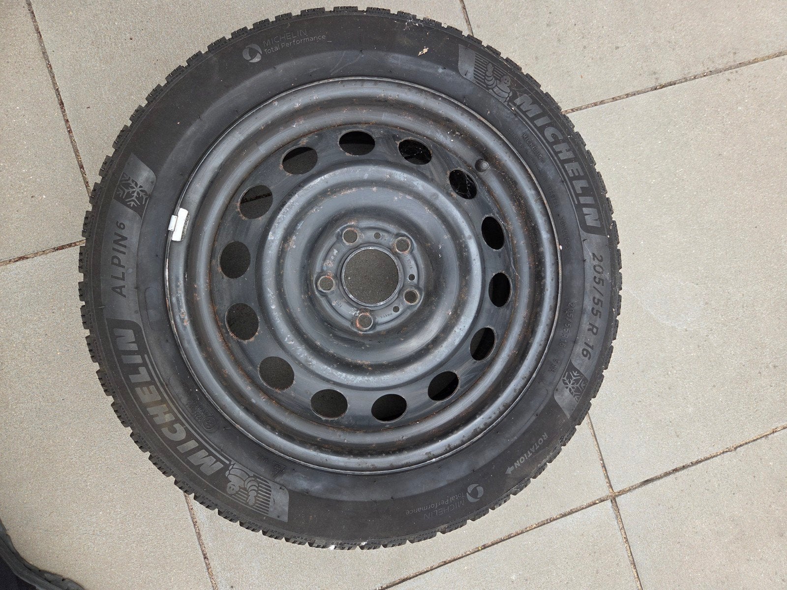 Reserveband Michelin 205/55 R16 voor Peugeot 308sw, Ophalen