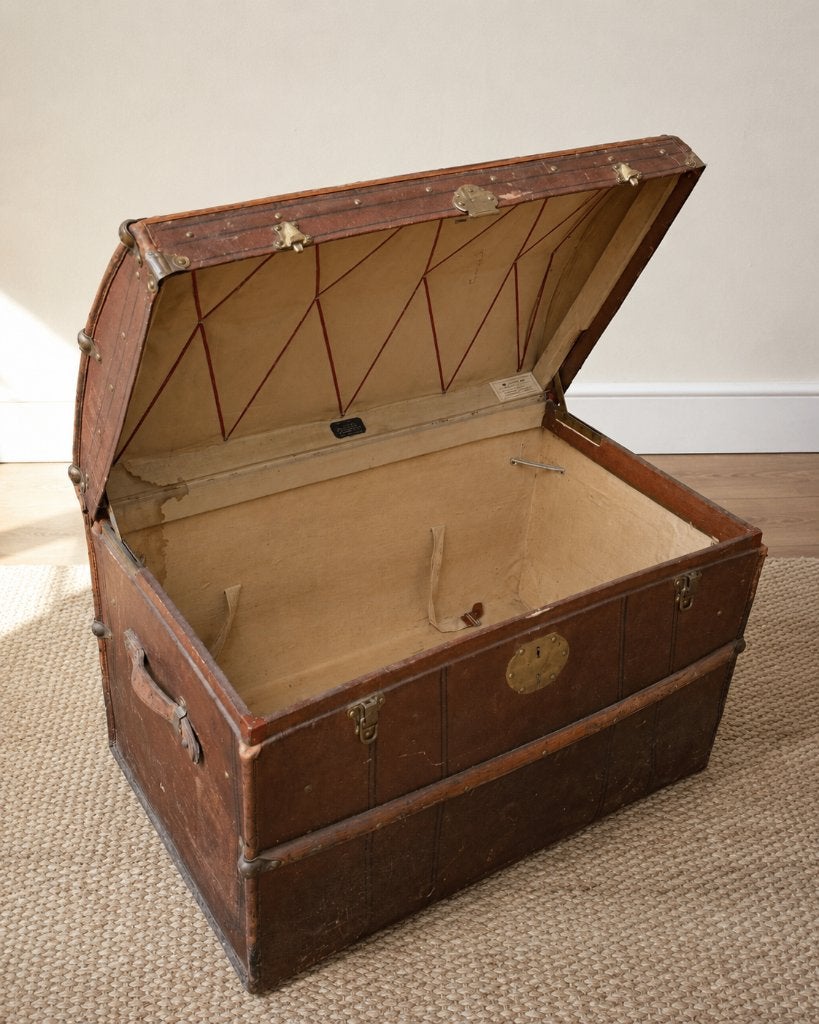Antieke Perry & Co hutkoffer / reiskist ca. 1900, Ophalen