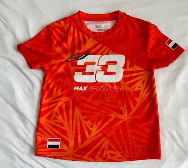 Orginele Max Verstappen kinderkleding, Jongen of Meisje, Ophalen of Verzenden, Zo goed als nieuw, Shirt of Longsleeve
