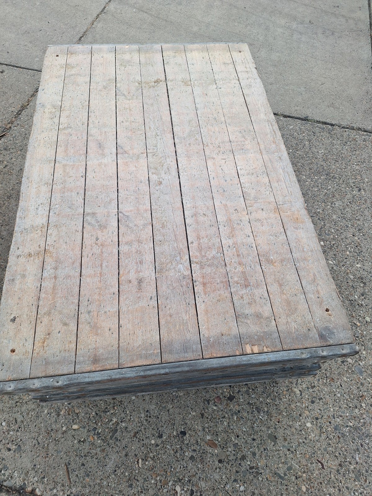 grenen  steenschotten  85x135cm vloer vlonder, Ophalen of Verzenden, Velsenstraat  2, Info@kanzohandelsonderneming.nl, Hout