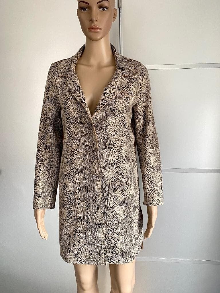 J203 Geisha  maat 38=M lang jasje blazer colbert vest beige, Kleding | Dames, Geisha, Beige, Maat 42/44 (L), Nieuw