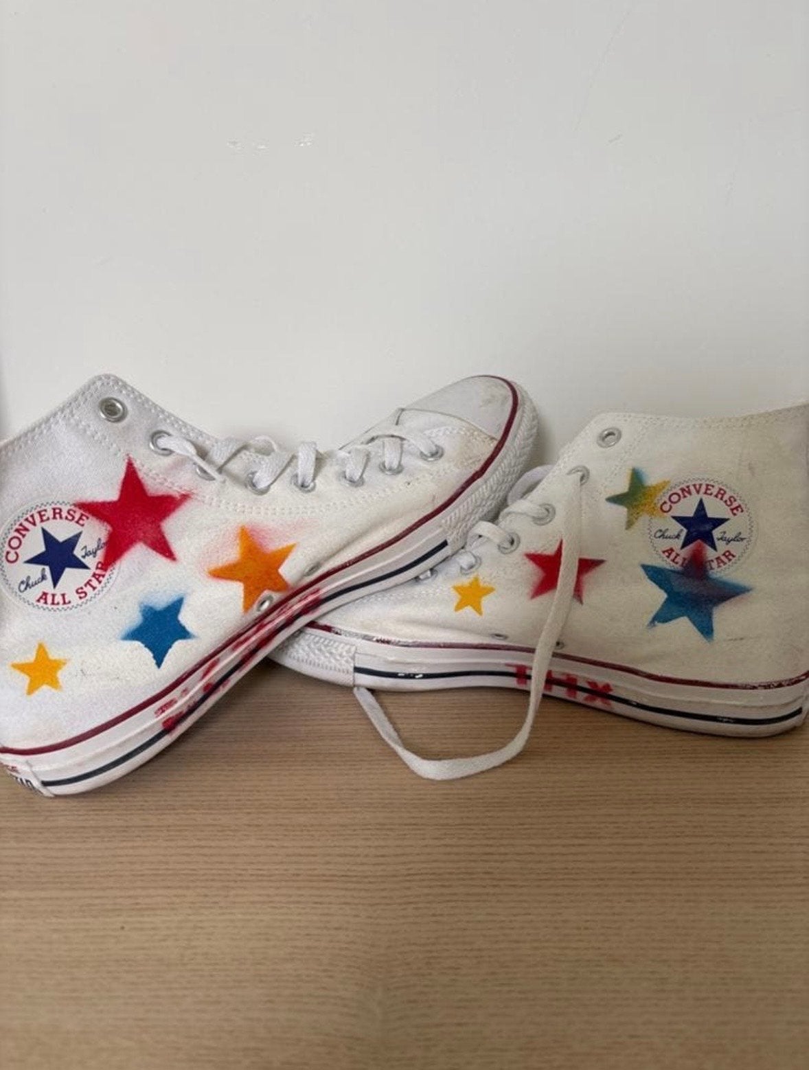 Converse All Star High Top Sneakers 44,5, Ophalen of Verzenden, Gedragen, Wit, Sneakers of Gympen