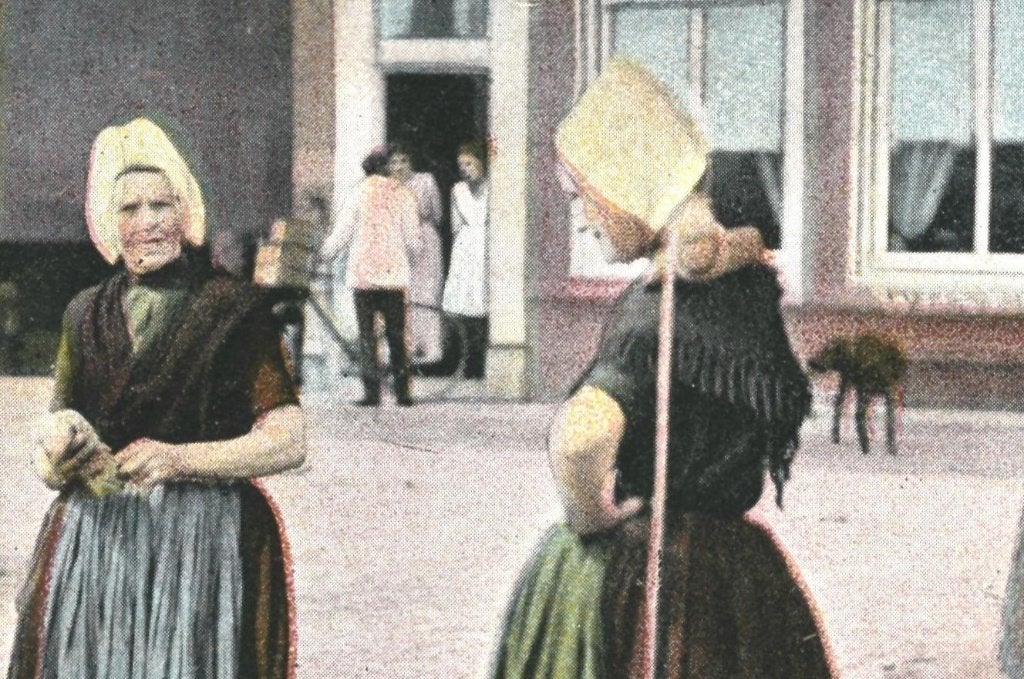 700342 Arnemuiden Middelburg 1906 Klederdracht Perfin, Ophalen of Verzenden, Voor 1920, Gelopen, Zeeland