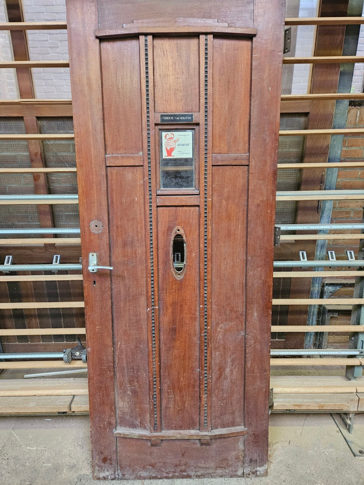 Oude winkeldeur 83,5 x 208,5cm, Ophalen, Gebruikt, 80 tot 100 cm, Onbekend