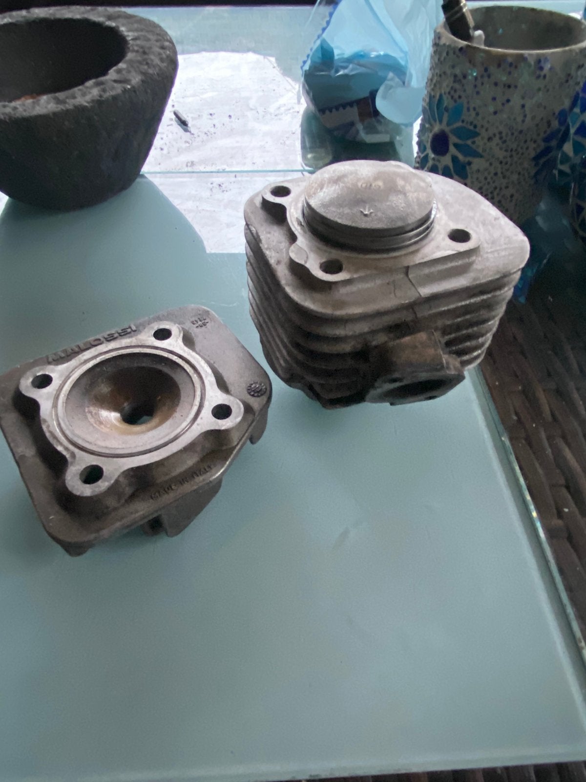Minarelli ac 70cc malossi mhr stage 1 cilinder set compleet, Ophalen of Verzenden, Zo goed als nieuw, Cilinder