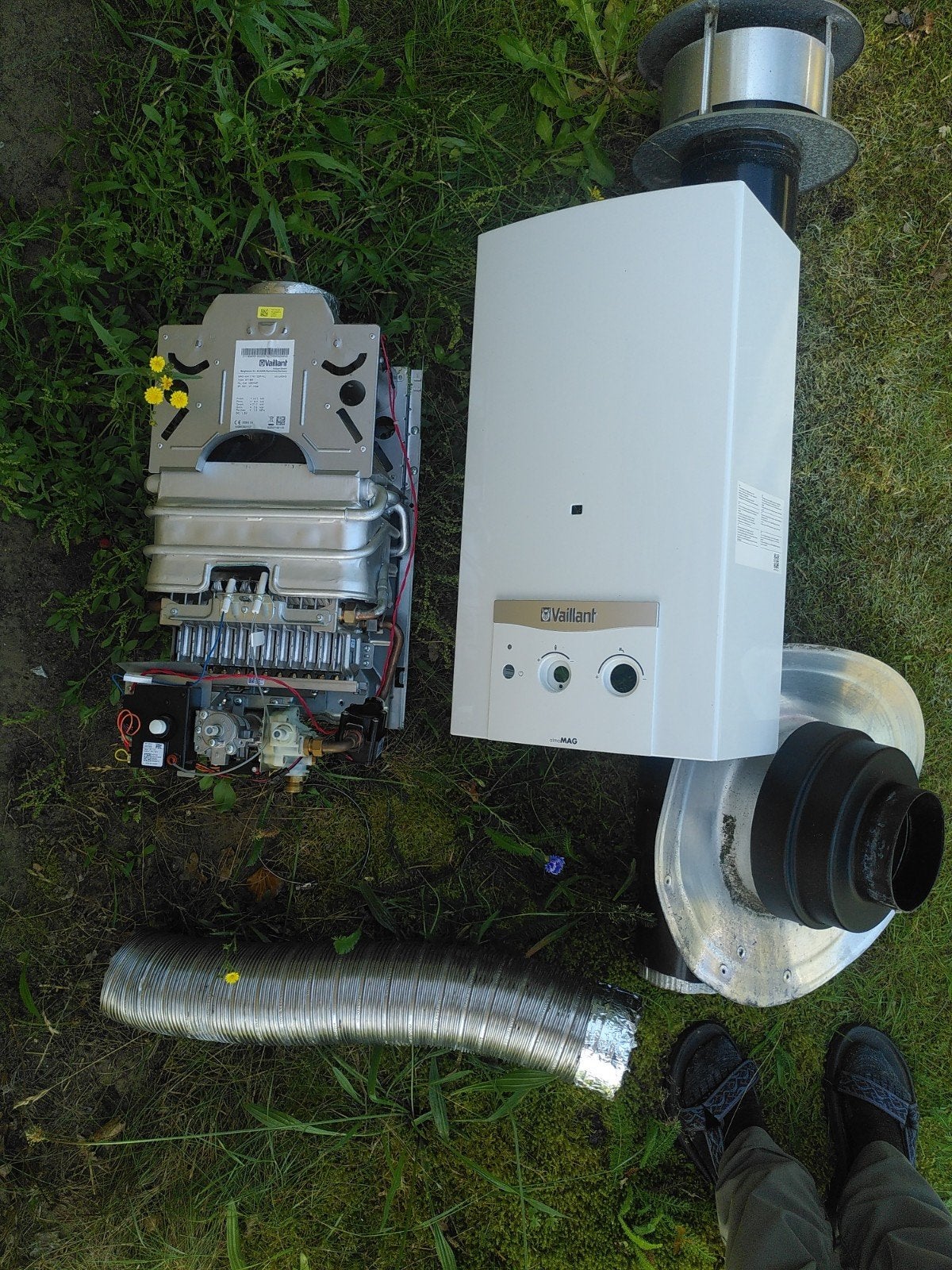 Vaillant geiser op Propaangas- Zo goed als nieuw, Doe-het-zelf en Verbouw, Geisers en Boilers, Ophalen, Geiser, Minder dan 20 liter