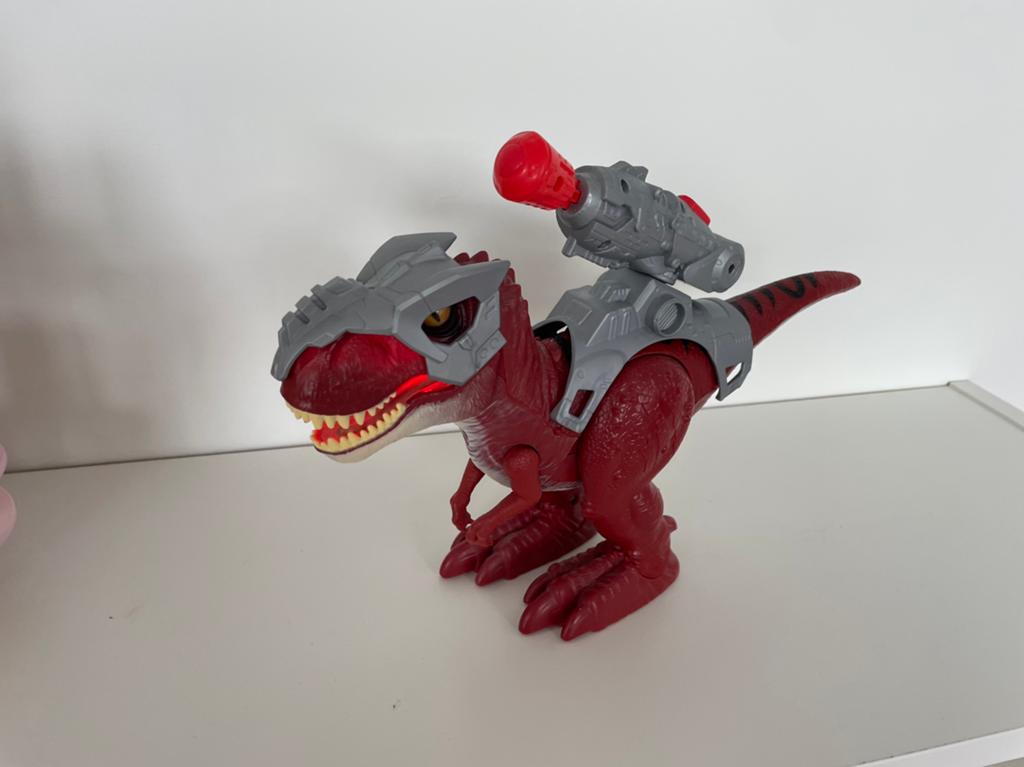 Lopende T-Rex met geluid en licht, Ophalen of Verzenden, Zo goed als nieuw