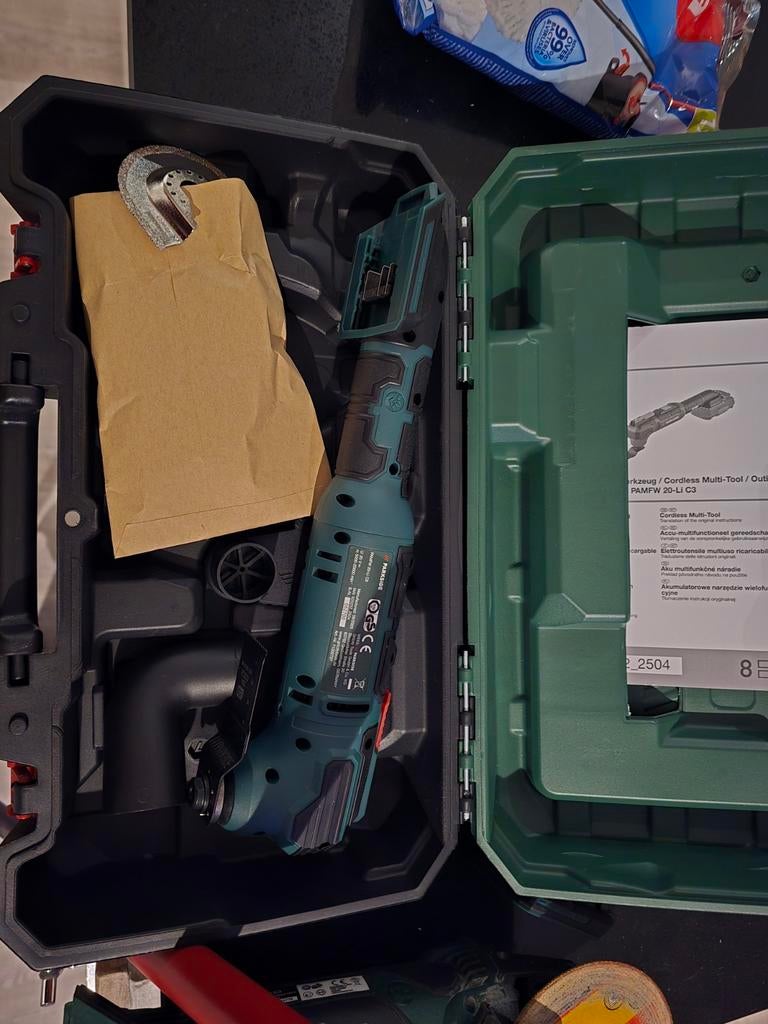 Parkside Multitool PAMFW 20-Li C3 - Zo goed als nieuw, Stockstädter Straße 20, 63762 Großostheim, GERMANY, Ophalen of Verzenden