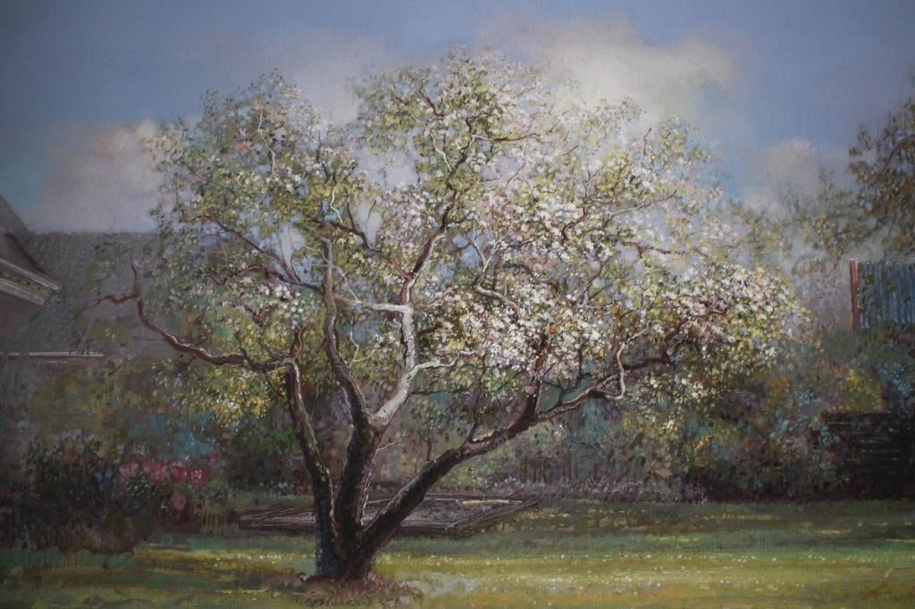 Rein Pol, tuin in Aduard. Giclee., Ophalen