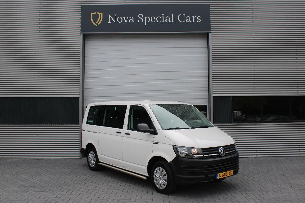 Volkswagen Transporter Kombi 2.0 TDI, 9 Persoons, 2019, NAP, Voorwielaandrijving, Euro 6, 241 €/maand, Wit