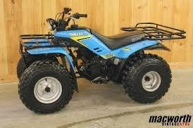 Yamaha yfm 200 moto 4 onderdelen, Ophalen