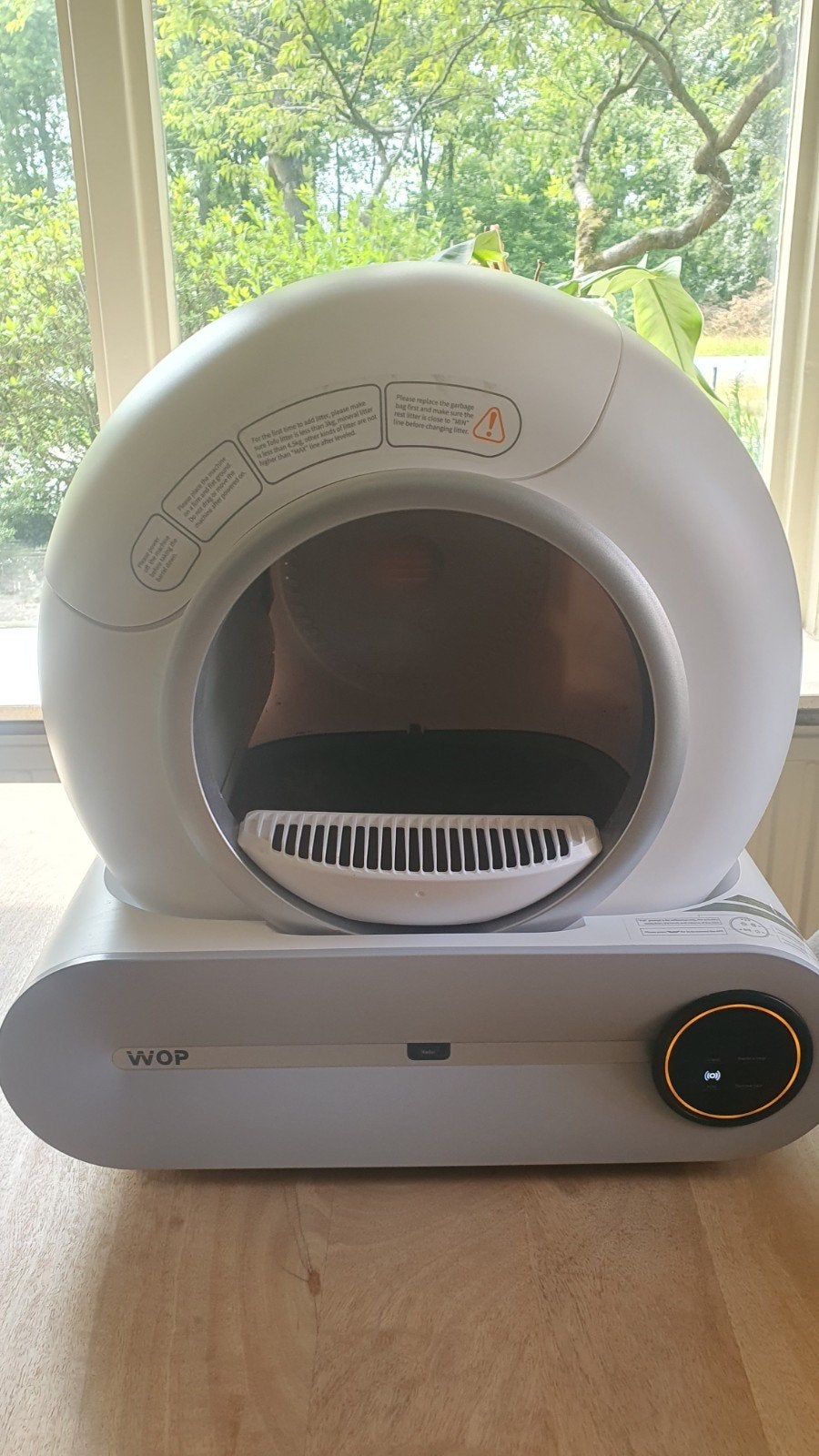 WOP automatische reinigende kattenbak, Ophalen