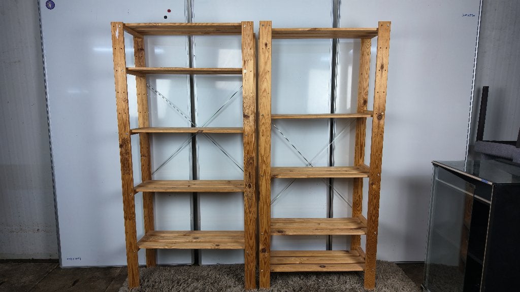 2x IKEA HEJNE houten stellingkast 78x31x171 cm, Ophalen, Gebruikt, IKEA, IKEA