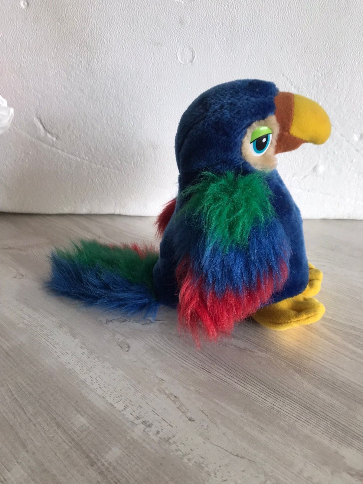 Interactieve pratende papegaai knuffel met geluid, Gebruikt, Overige merken, Overige karakters, Overige typen