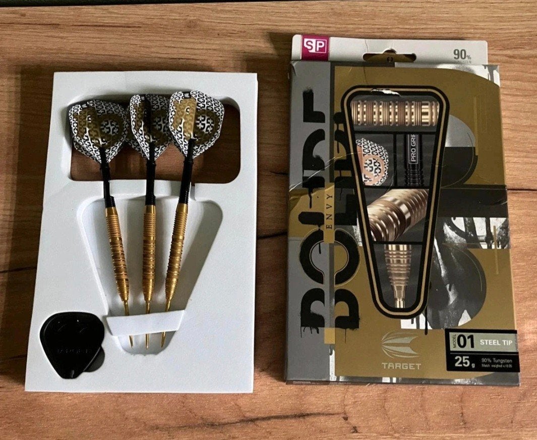 Target Bolide Envy 01 darts, Sport en Fitness, Ophalen of Verzenden, Zo goed als nieuw, Pijlen