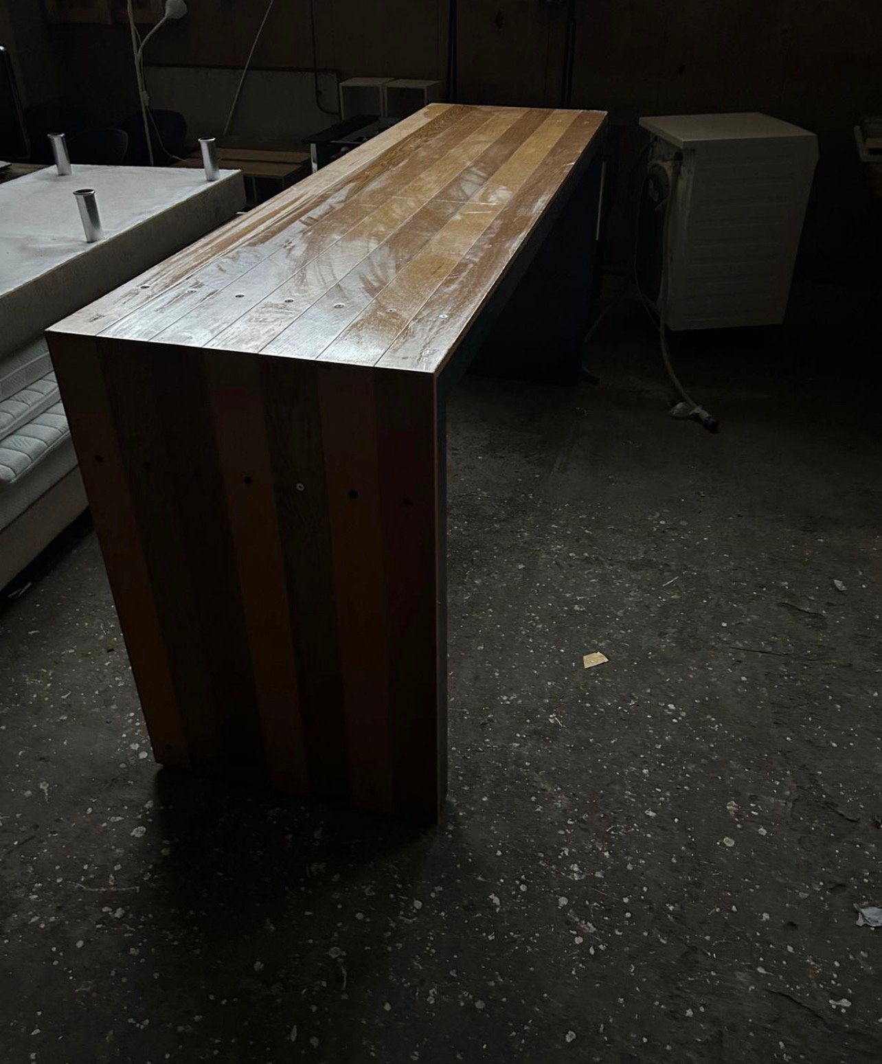 Tafel lengte 250cm breedte 71cm hoogte 113cm, Huis en Inrichting, Tafels | Eettafels, Ophalen, Rechthoekig, 200 cm of meer