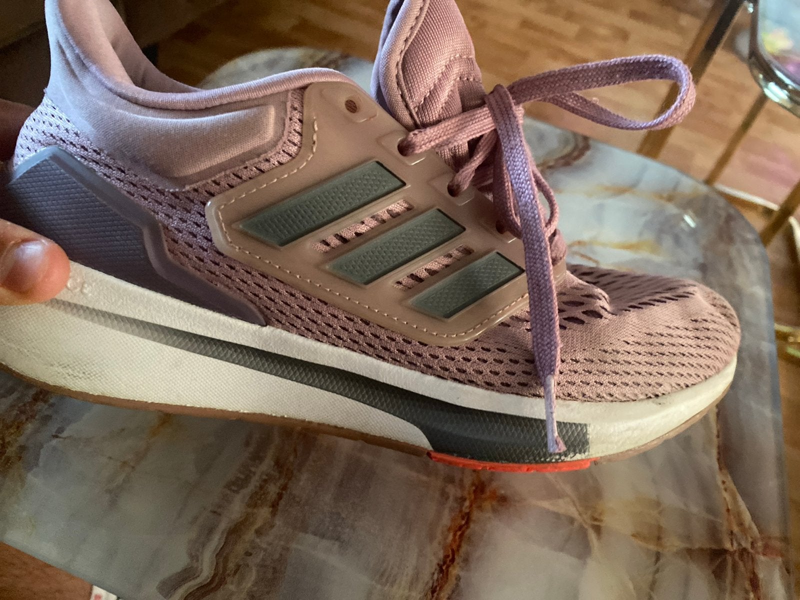 Roze Adidas sneakers - Maat 36 2/3, Ophalen of Verzenden, Gedragen, Roze, Sneakers of Gympen