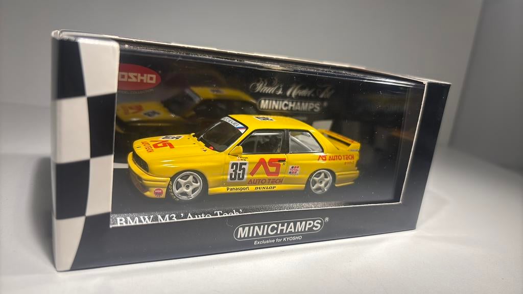 Bmw m3 auto tech jtcc 1988 minichamps / Kyosho 1.43