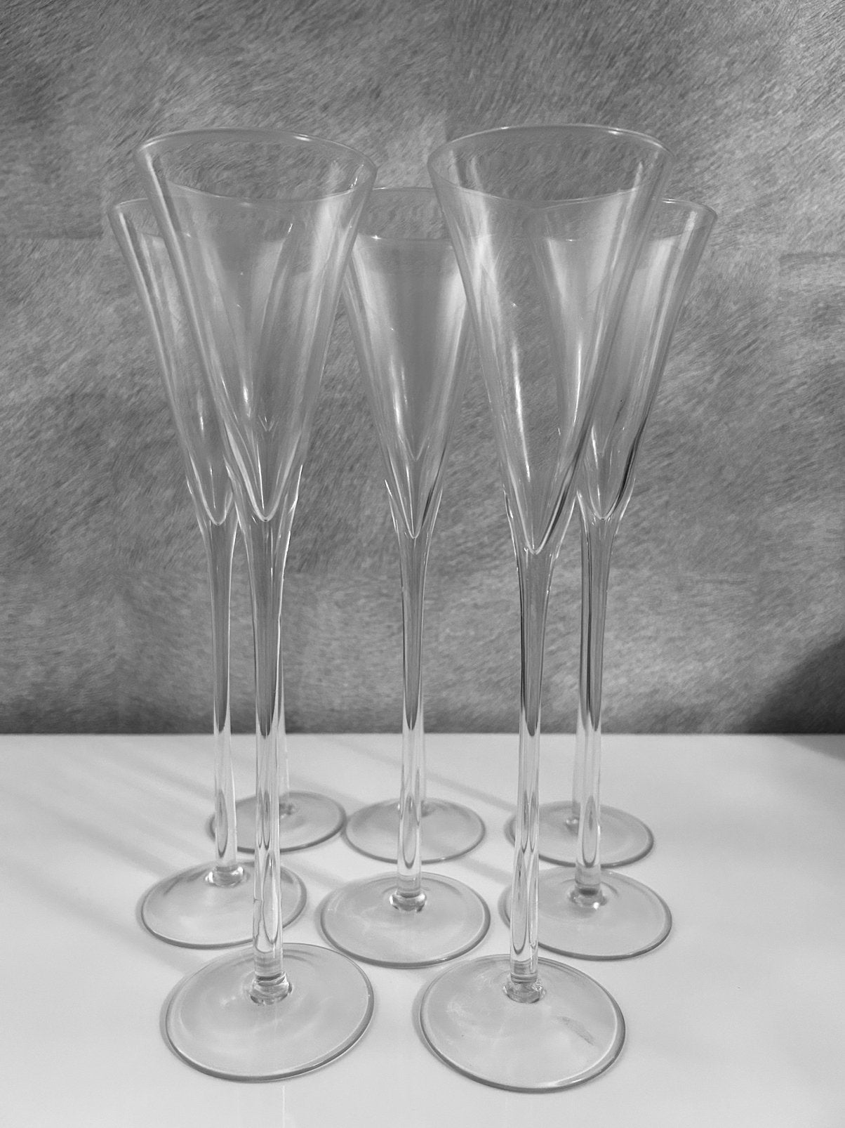 Champagneglazen 30 cm hoog, Verzamelen, Ophalen, Zo goed als nieuw, Overige typen