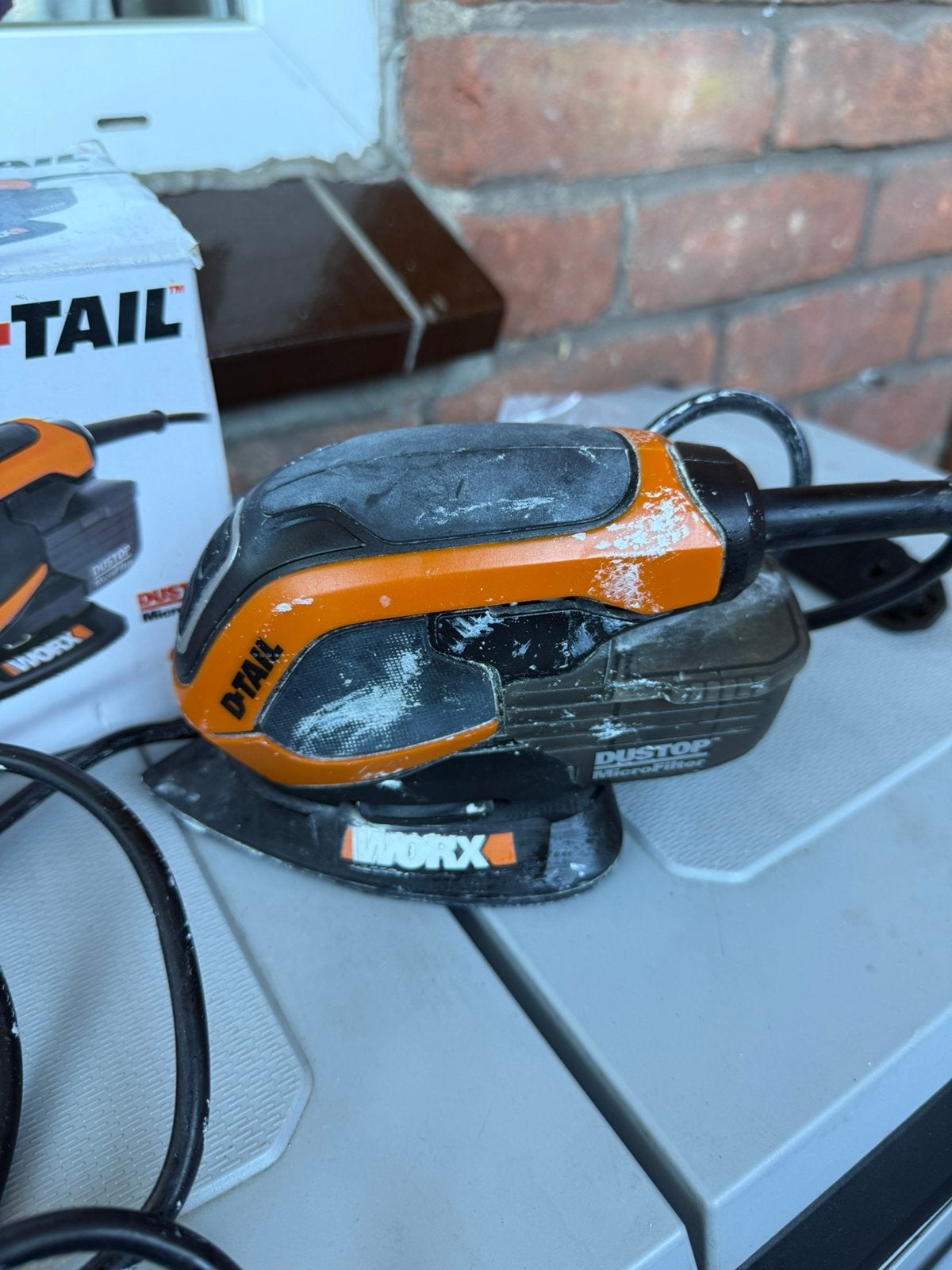 Worx WX648 multischuurmachine, Ophalen of Verzenden, Zo goed als nieuw, Minder dan 600 watt, Vlakschuurmachine