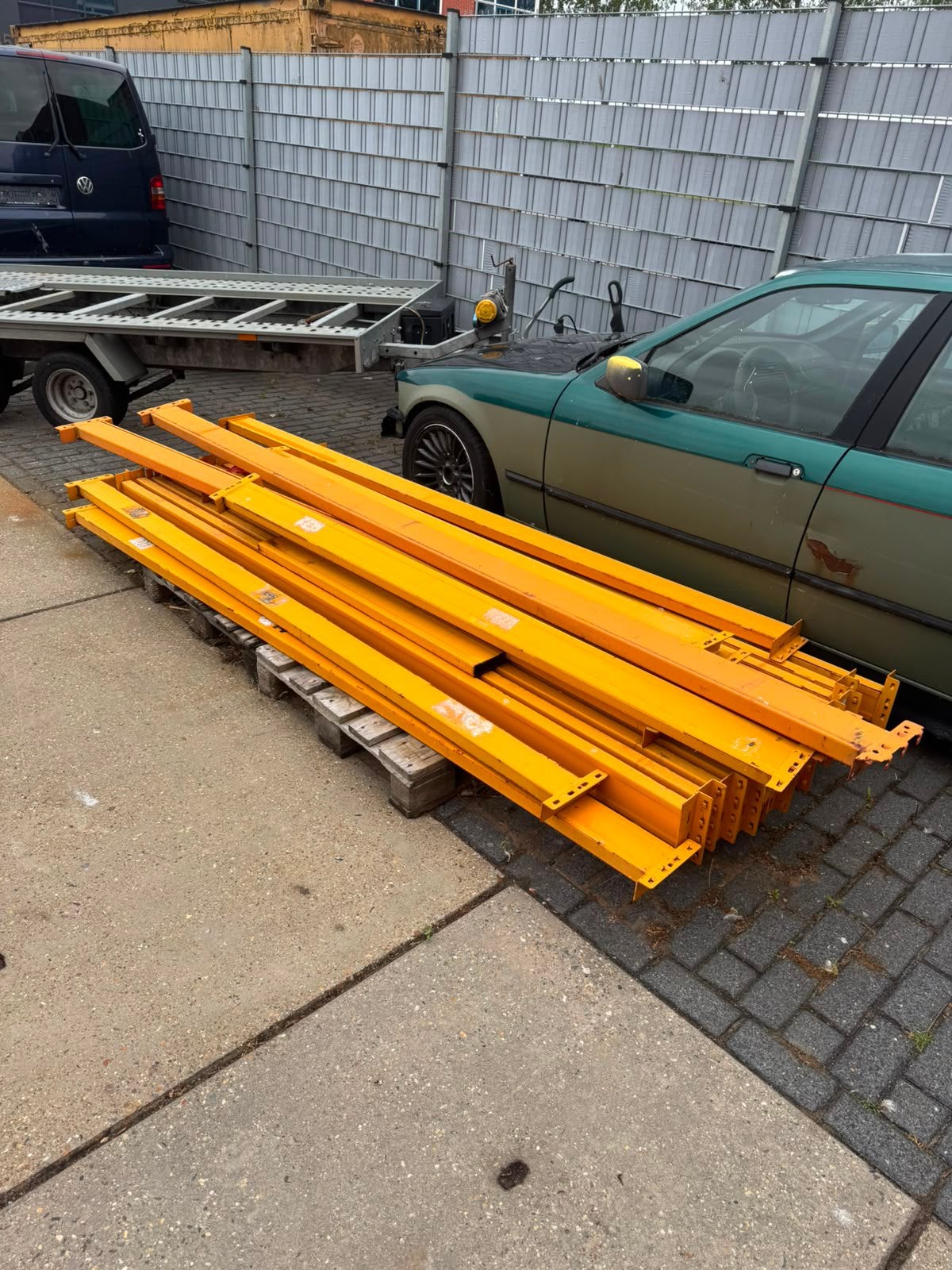 Palletstelling liggers 2,10 & 2,90 meter, Ophalen