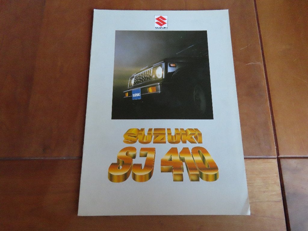Folder Suzuki SJ 410, Ophalen of Verzenden, Zo goed als nieuw, Overige merken, Suzuki