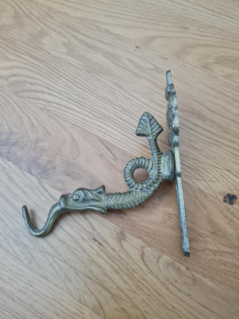 Vintage Messing Hanger Draak Design - Uniek en Decoratief, Ophalen of Verzenden