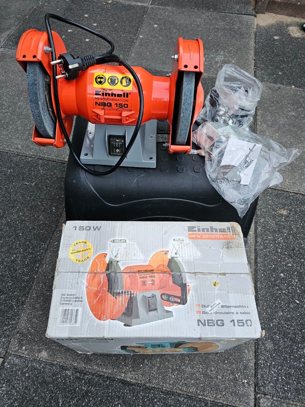 Einhell NBG 150 bankslijpmachine - Nieuw in doos, Ophalen of Verzenden, Nieuw, Minder dan 700 watt, Werkbankslijpmachine