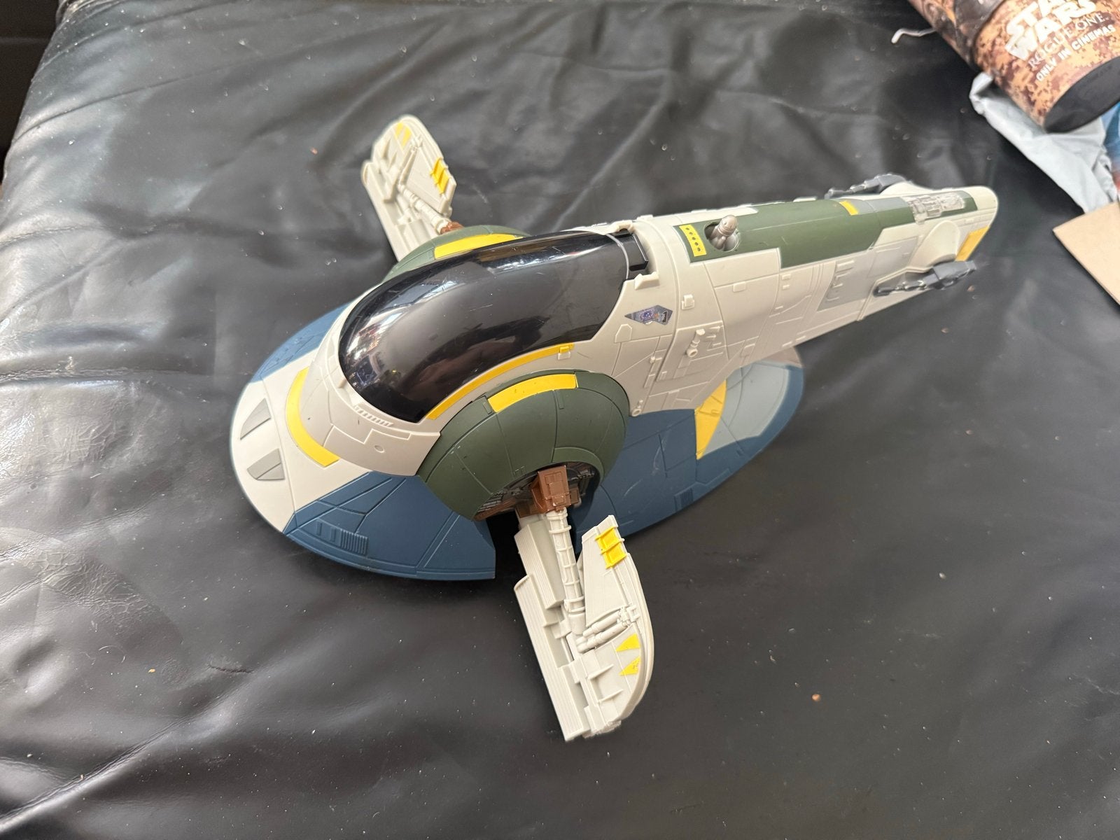 Star Wars Slave 1 met kanon - Boba Fett's ruimteschip, Ophalen of Verzenden, Gebruikt, Actiefiguurtje